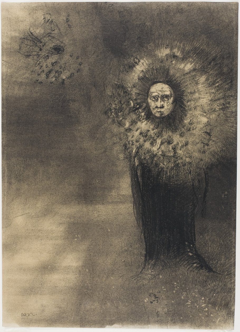 Pianta umana, c.1880 da Odilon Redon