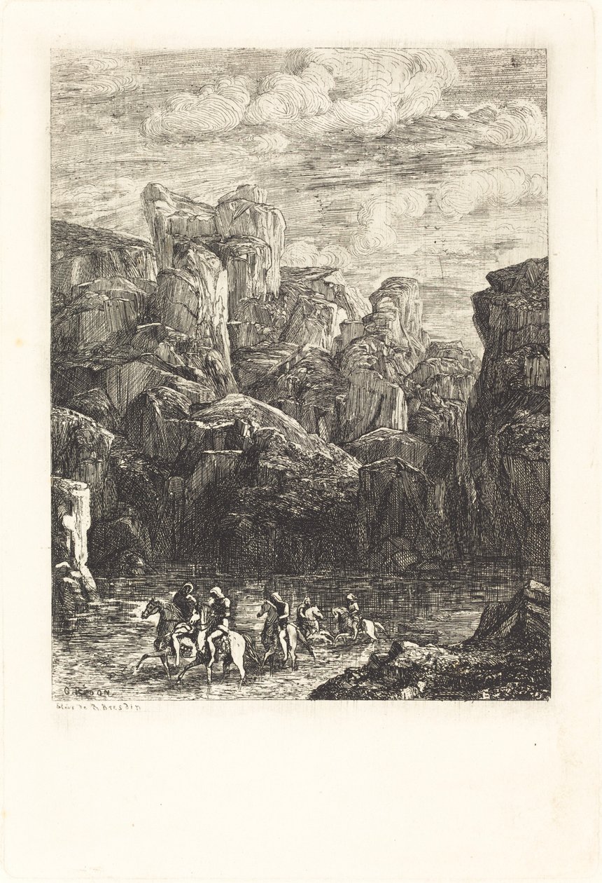 Il guado da Odilon Redon