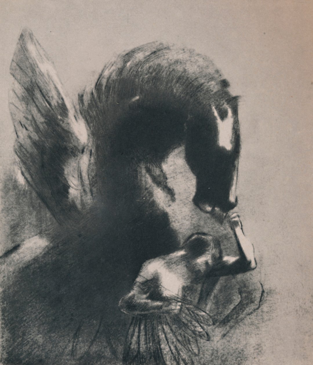 Pegaso prigioniero, 1889, 1946 da Odilon Redon