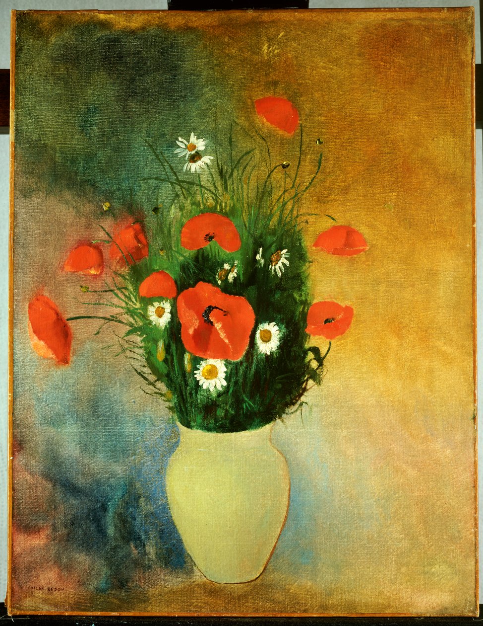 Papaveri e margherite da Odilon Redon