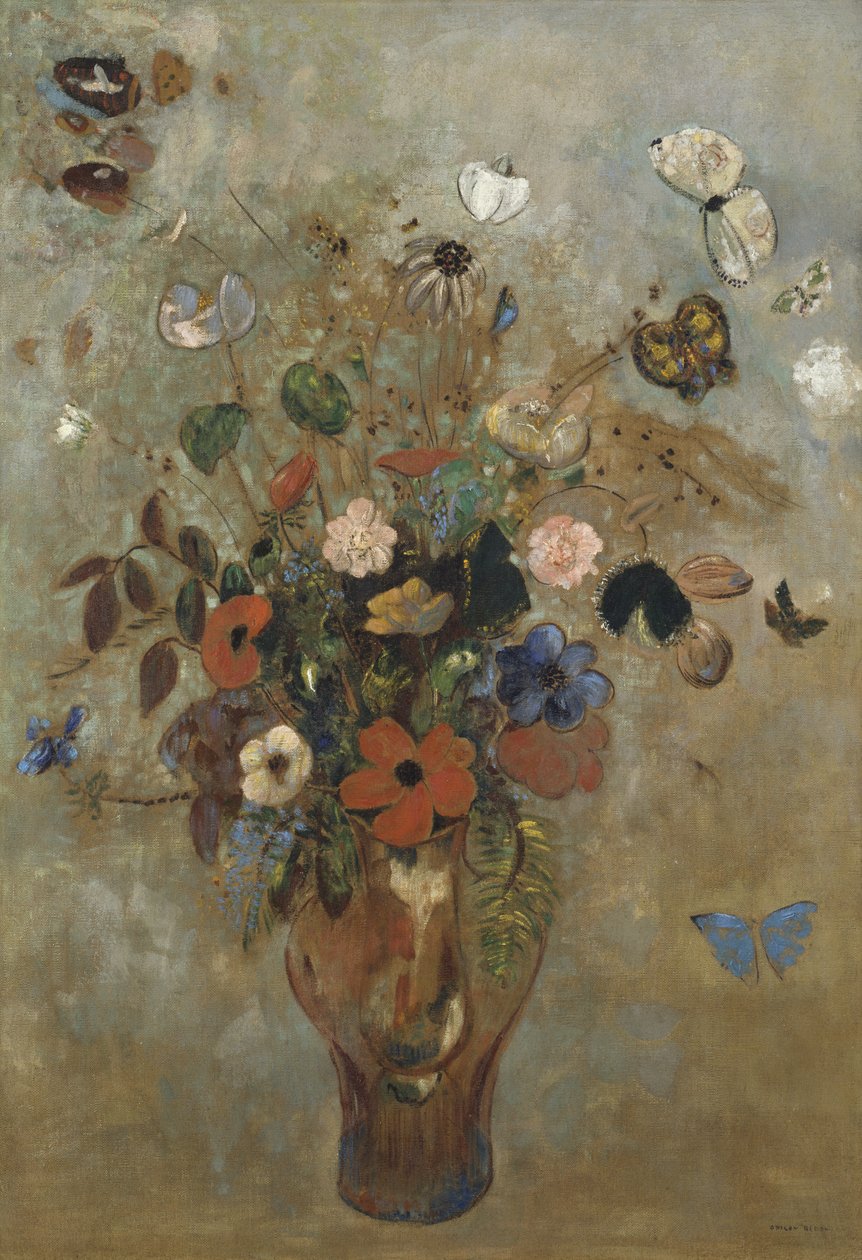 Natura morta con fiori, 1905 da Odilon Redon