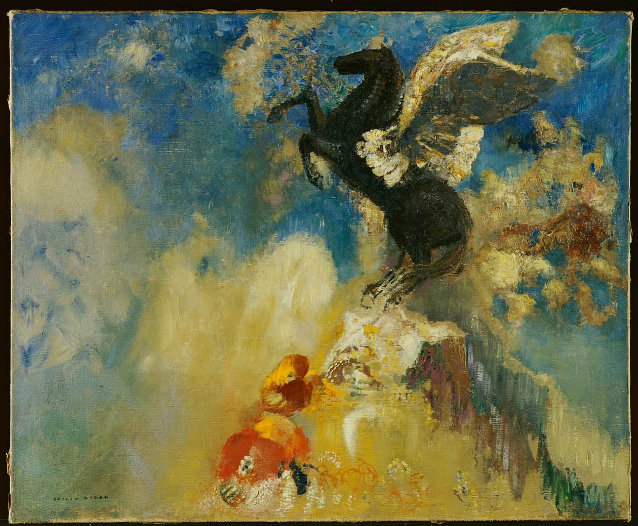 Il Pegaso nero da Odilon Redon