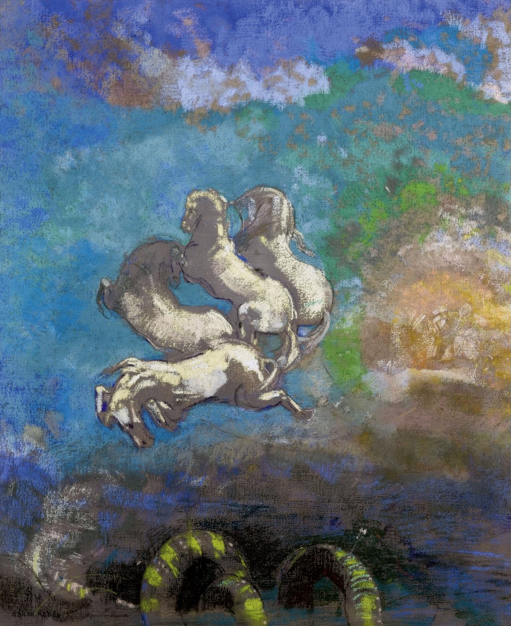 Il carro di Apollo da Odilon Redon