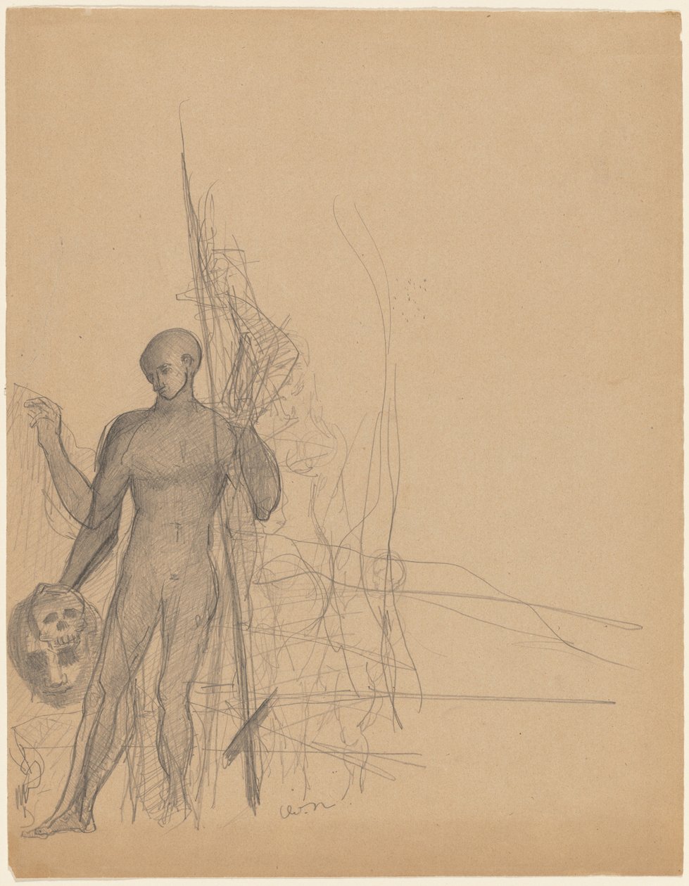 Il cacciatore di teste e la sua famiglia da Odilon Redon