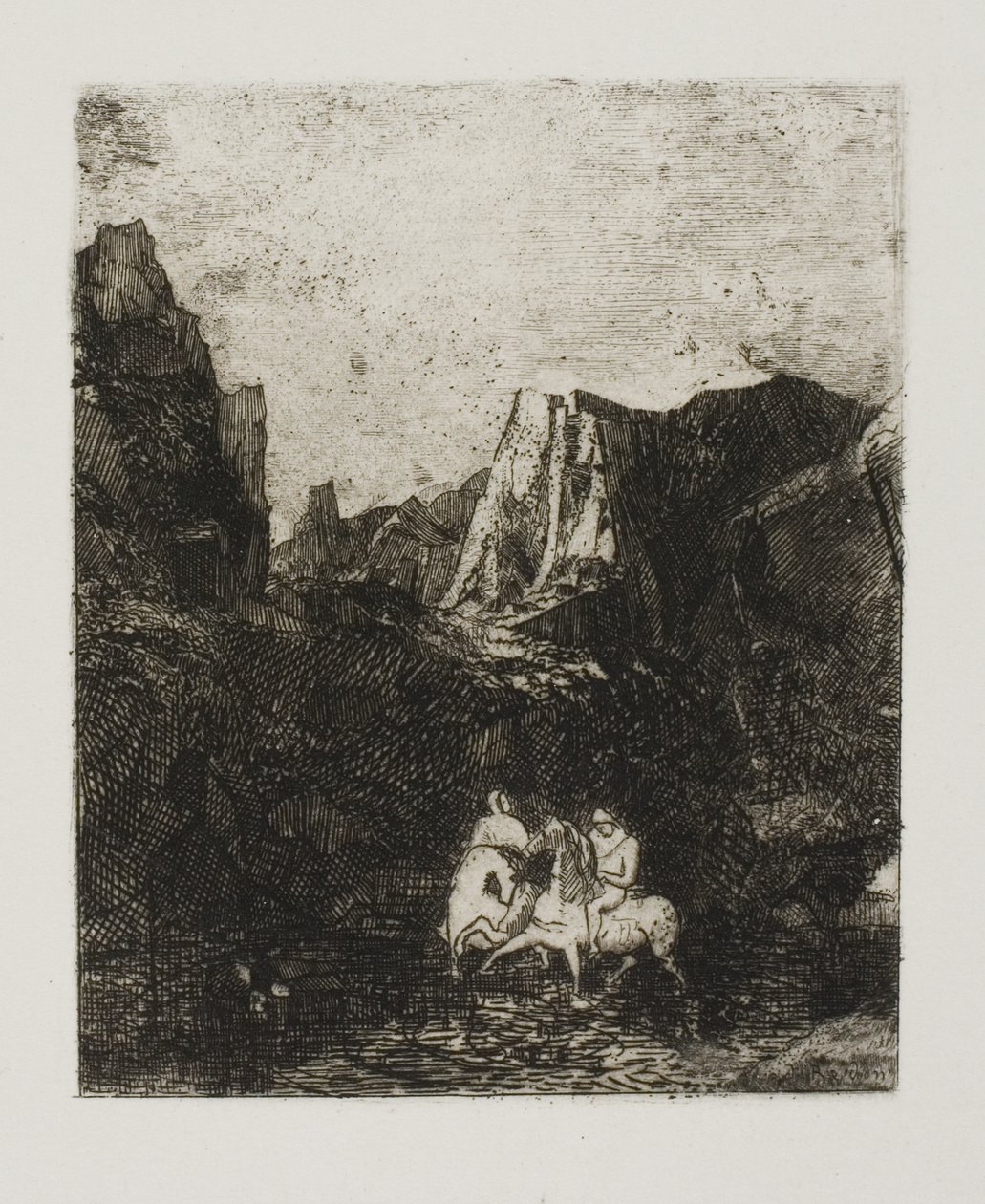 I due piccoli cavalieri da Odilon Redon
