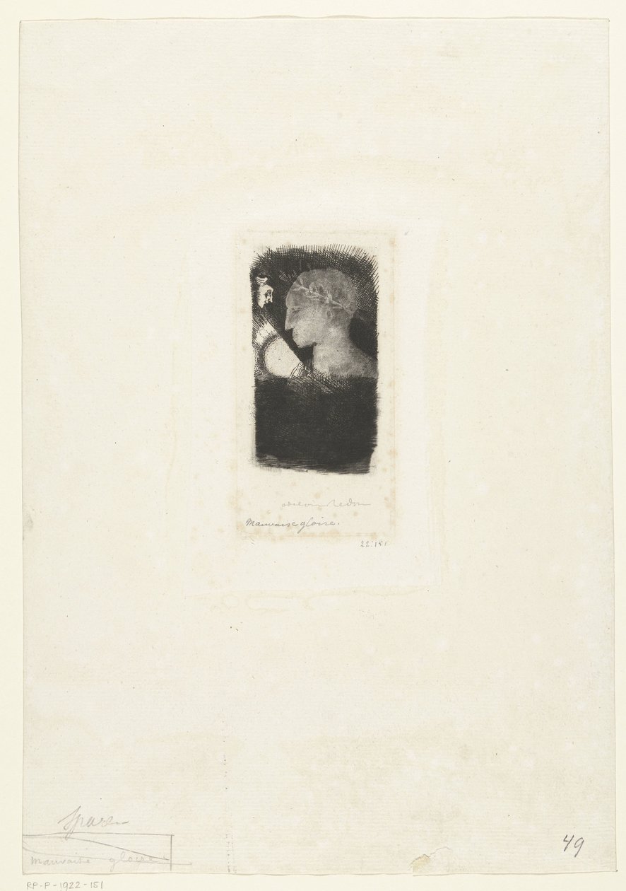 Falsa gloria Mauvaise Gloire da Odilon Redon