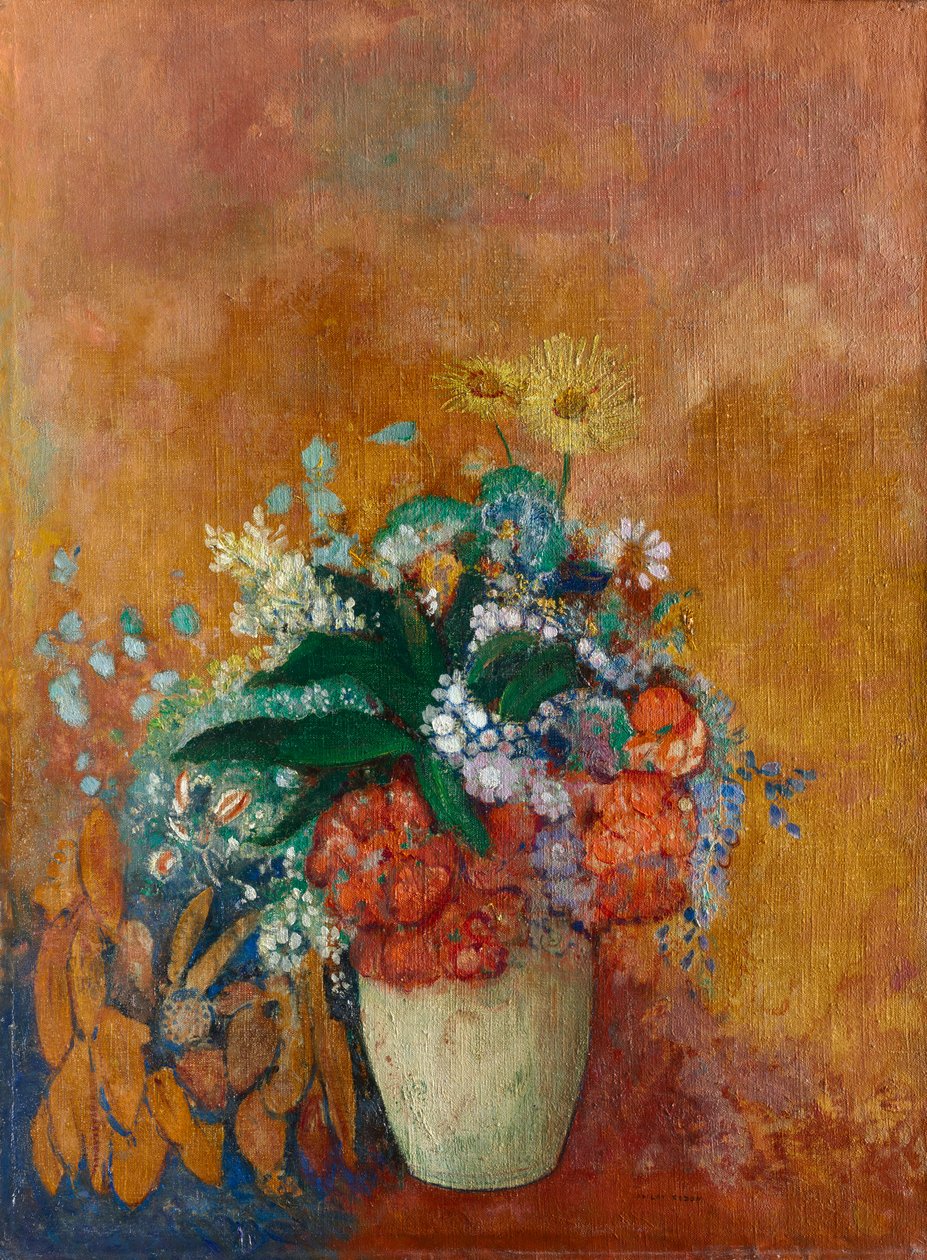 Vaso di fiori, c. 1905 da Odilon Redon