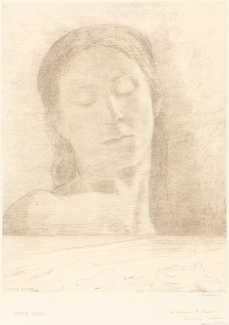 Occhi Chiusi da Odilon Redon