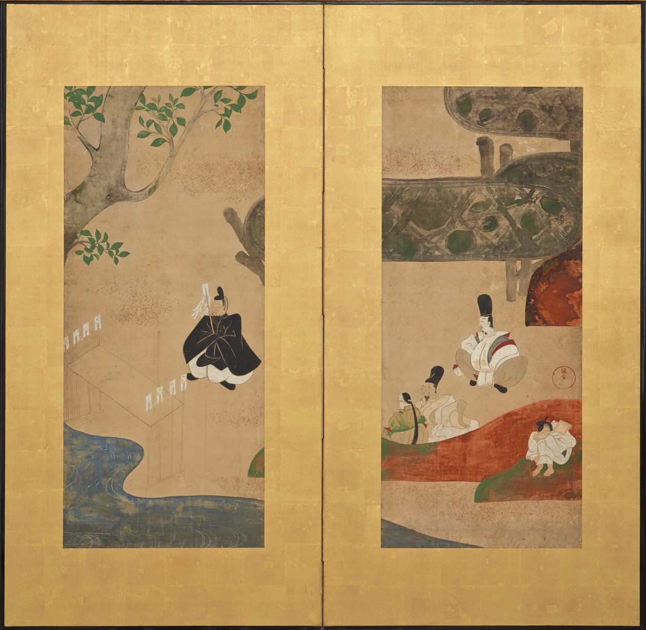 Una cerimonia shintoista da Ogata Kenzan
