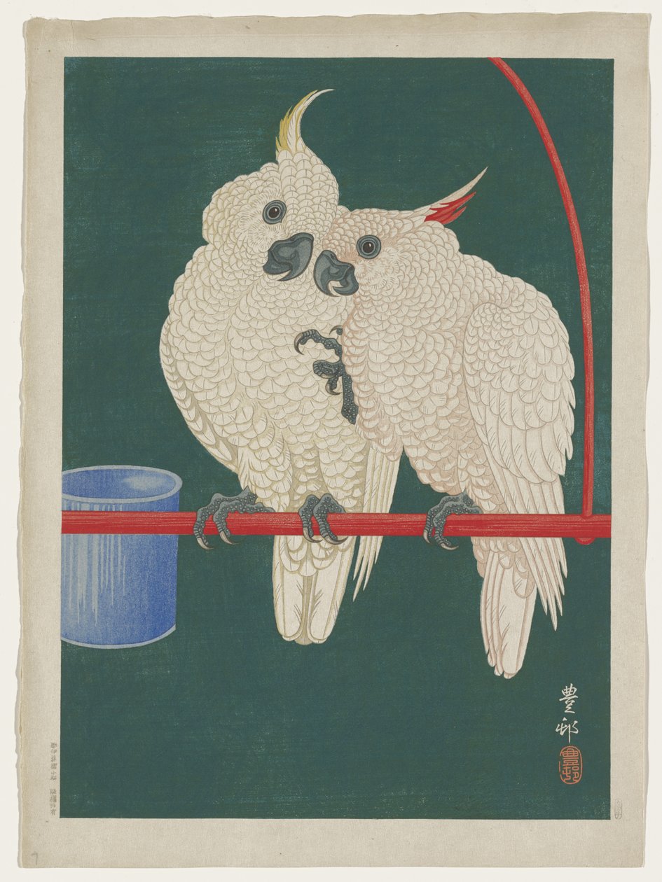 Cacatua da Ohara Koson
