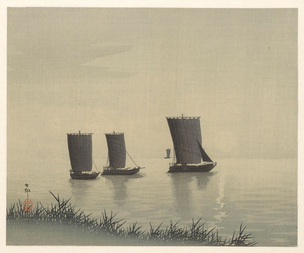Barche da pesca da Ohara Koson