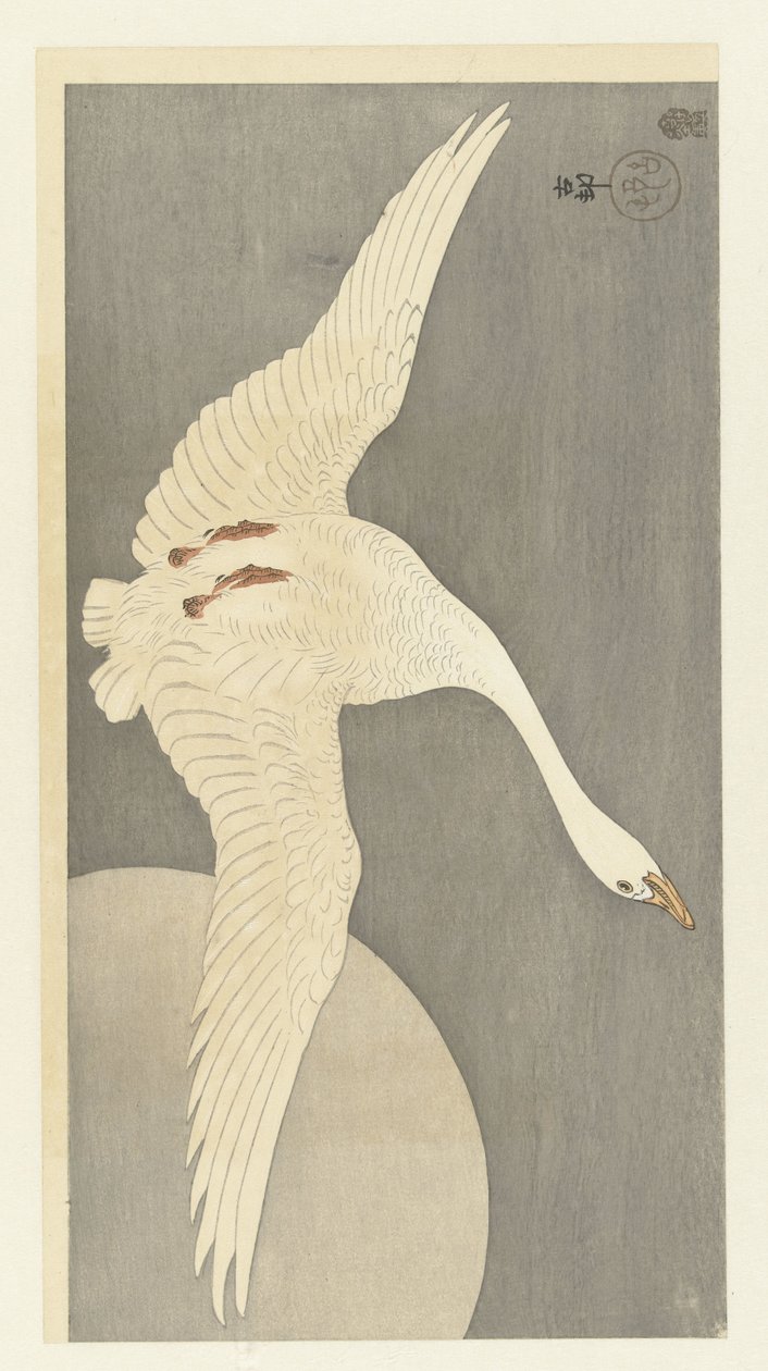 Oca alla luna piena da Ohara Koson