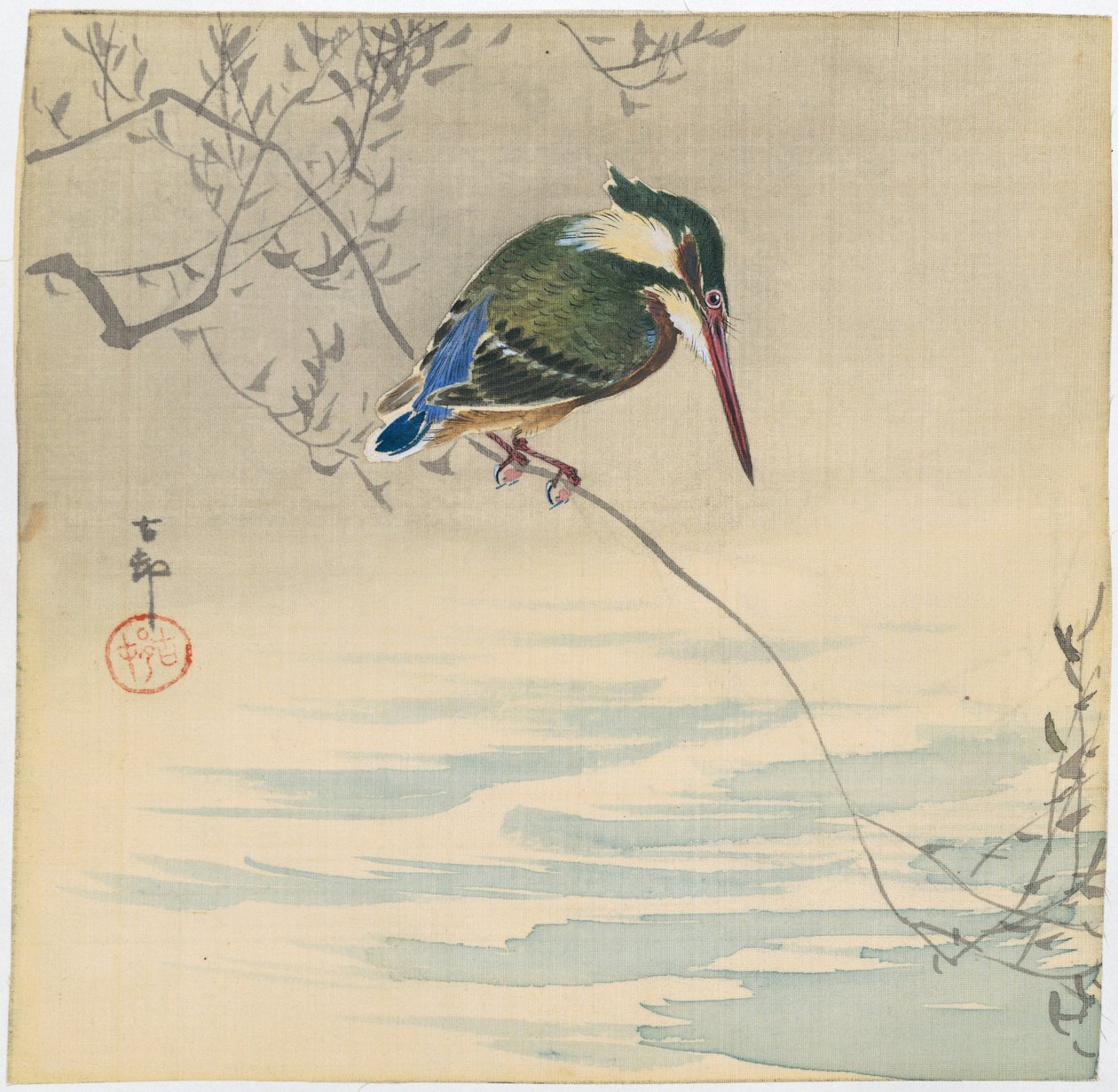 Martin pescatore da Ohara Koson
