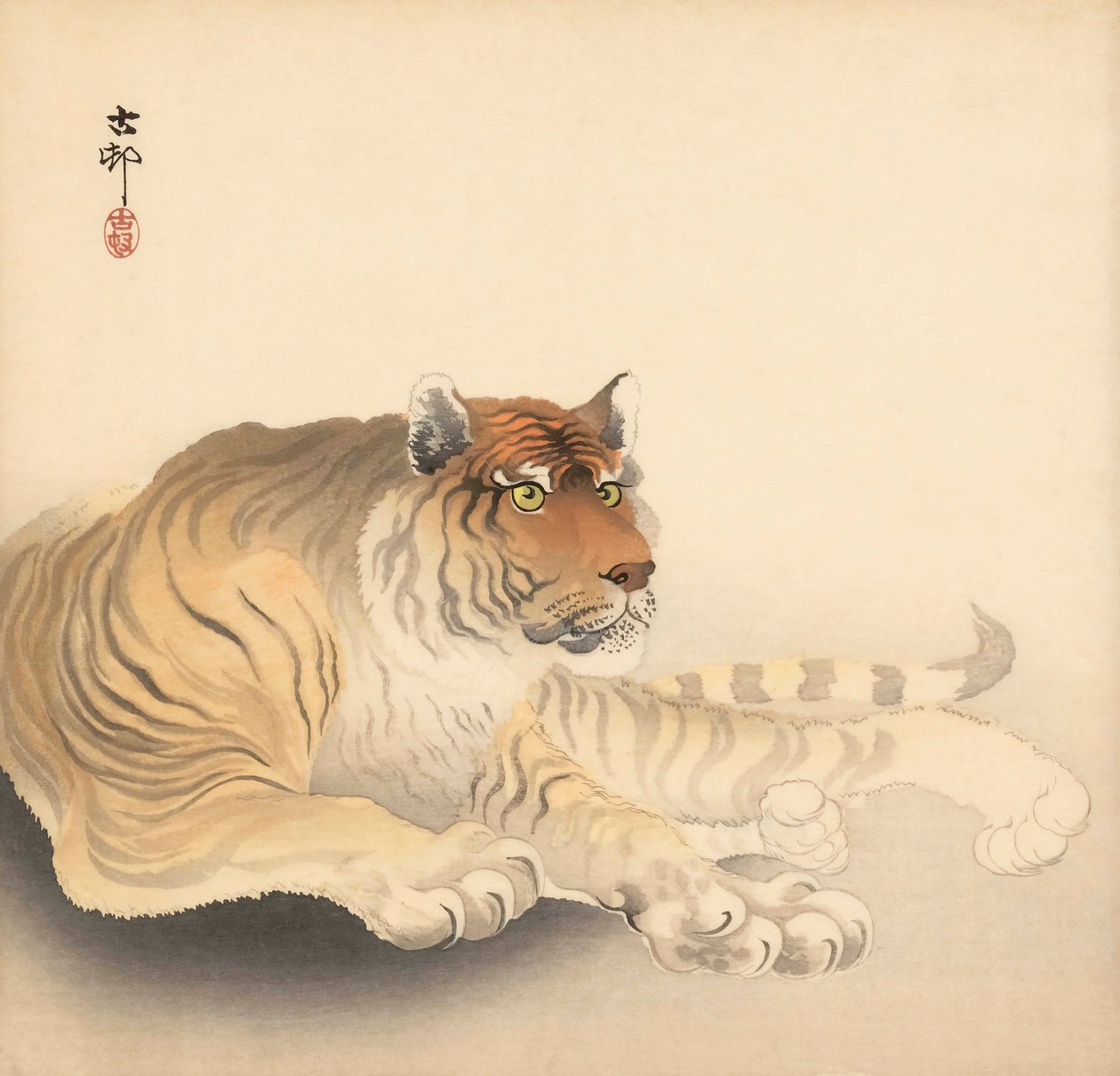 Tigre, XX secolo da Ohara Koson