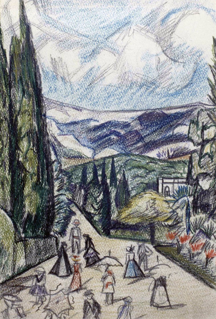 Paesaggio della Crimea da Olga Rozanova