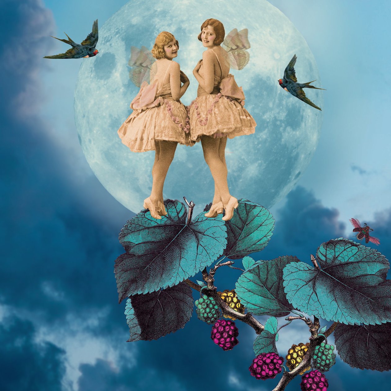 Luna blu, 2014 da Olga Snell