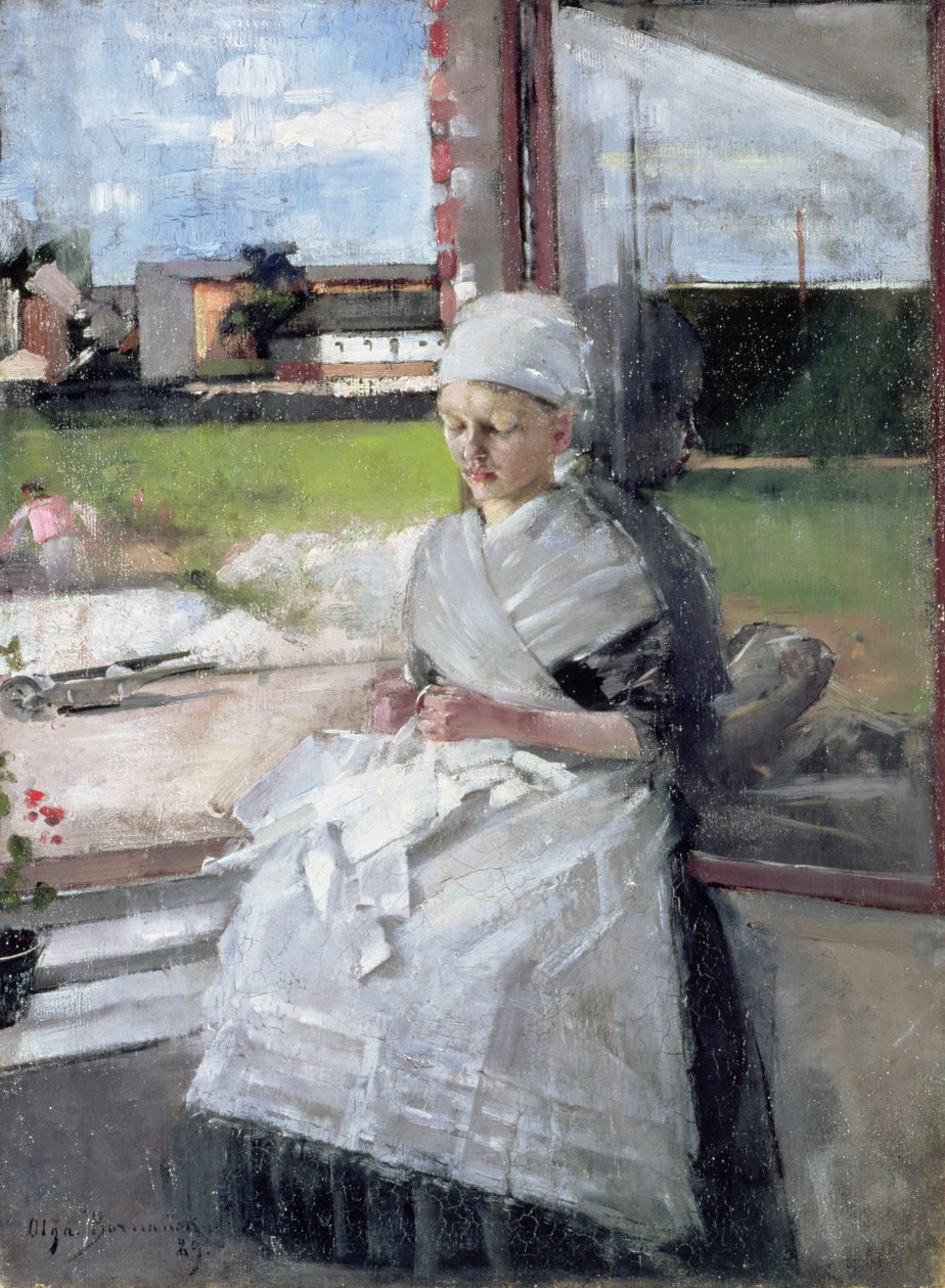 Ragazza Bretone, 1889 da Olga Boznanska