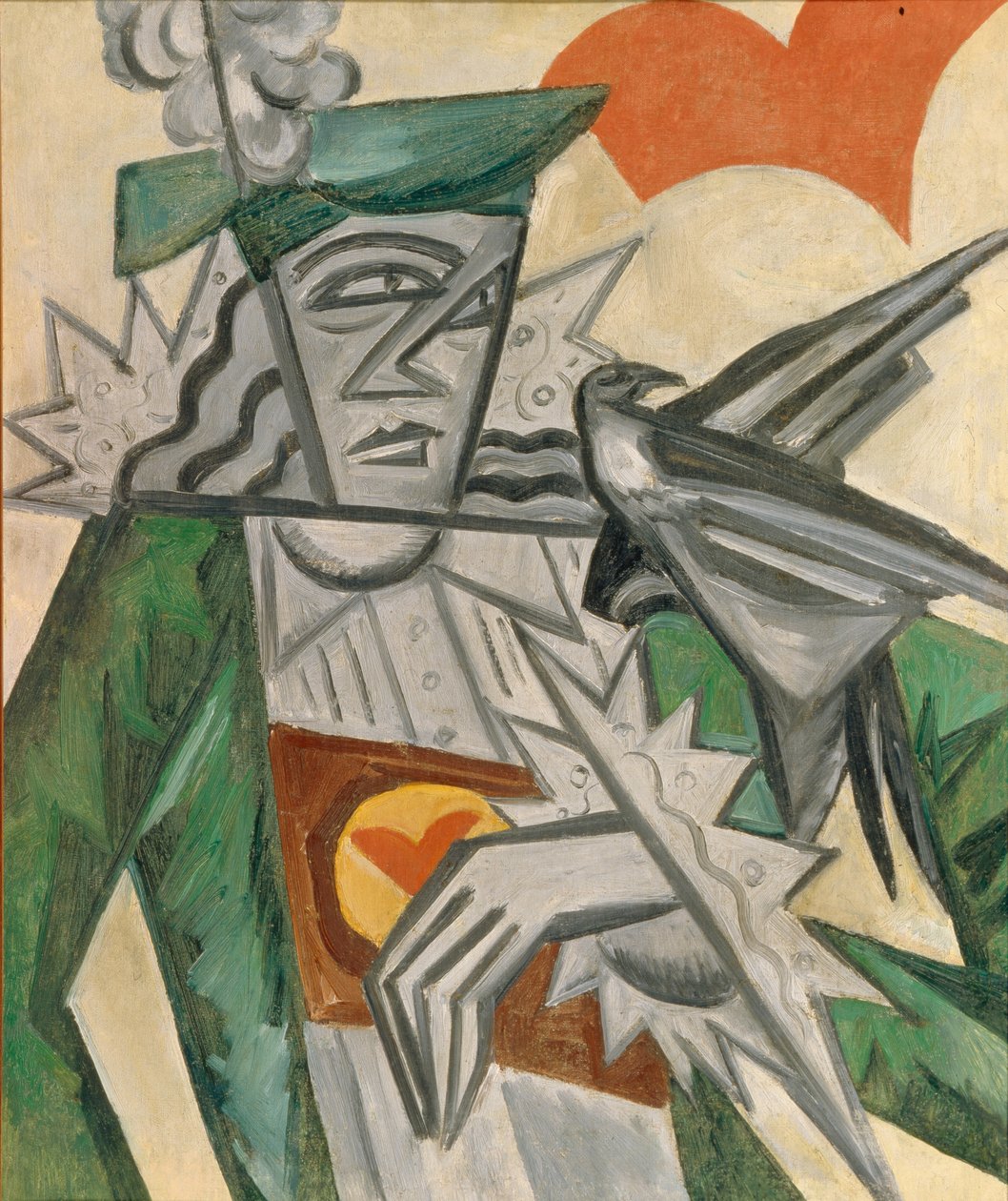 Fante di cuori, 1913-1914 da Olga Rozanova