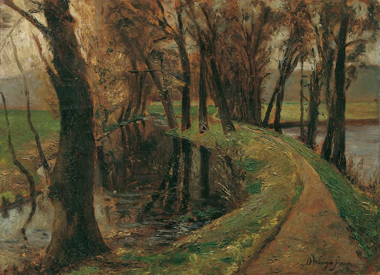 Viale allo stagno da Olga Wisinger Florian