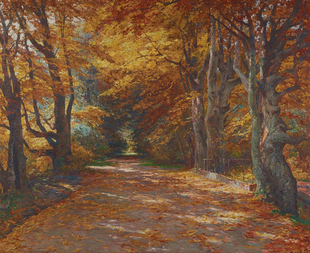 Viale del Prater in autunno da Olga Wisinger Florian
