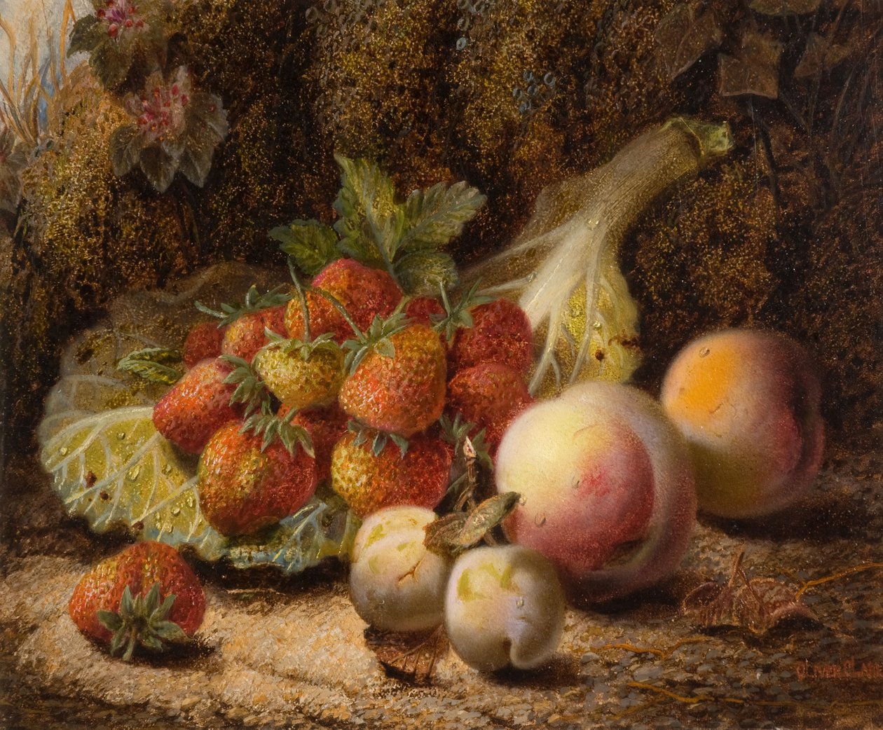 Natura morta con fragole, 1916 da Oliver Clare