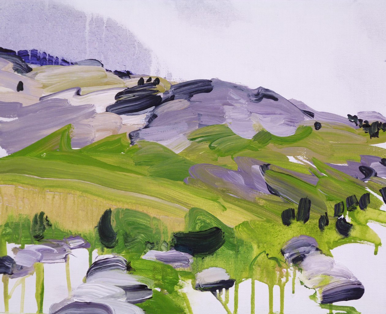 Leukerbad 14, 2012 (acrilico su tela) da Olivier Morel