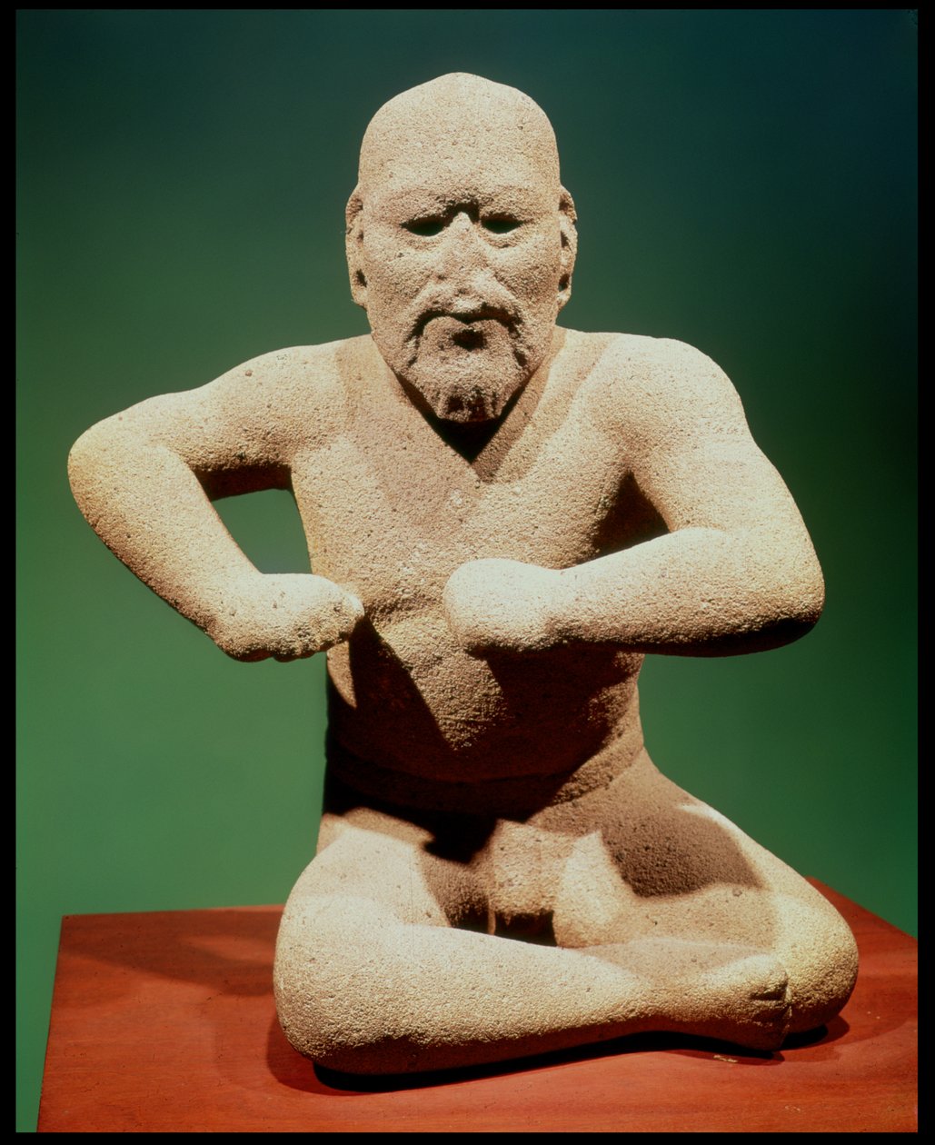 Figurina di un lottatore da Olmec
