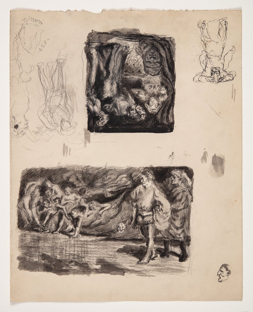Motivi letterari e disegni di figure sciolte da Oluf Hartmann