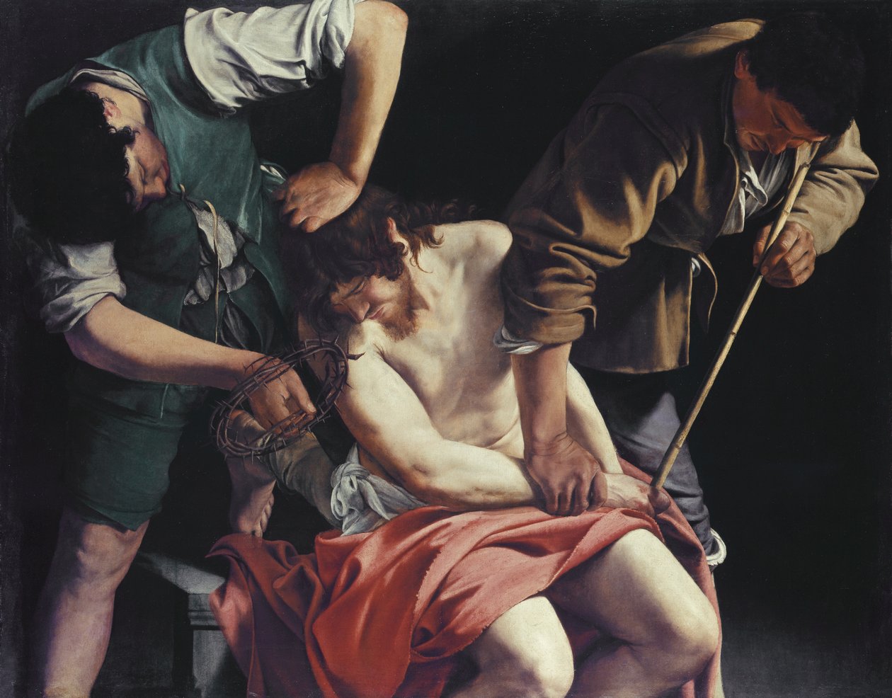 Cristo incoronato di spine da Orazio Gentileschi