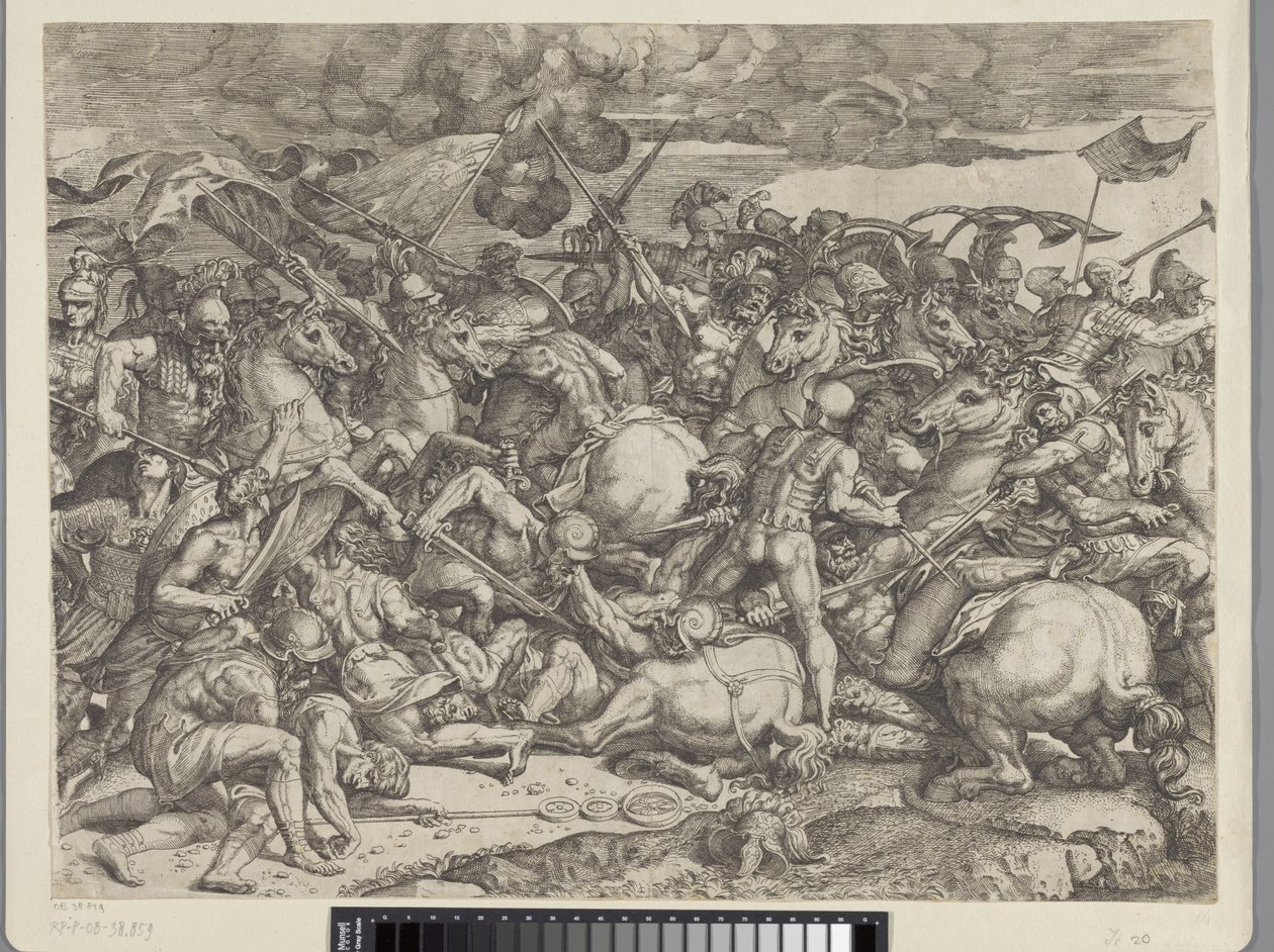 Battaglia del Ponte Milvio da Orazio Farinati (attributed to)