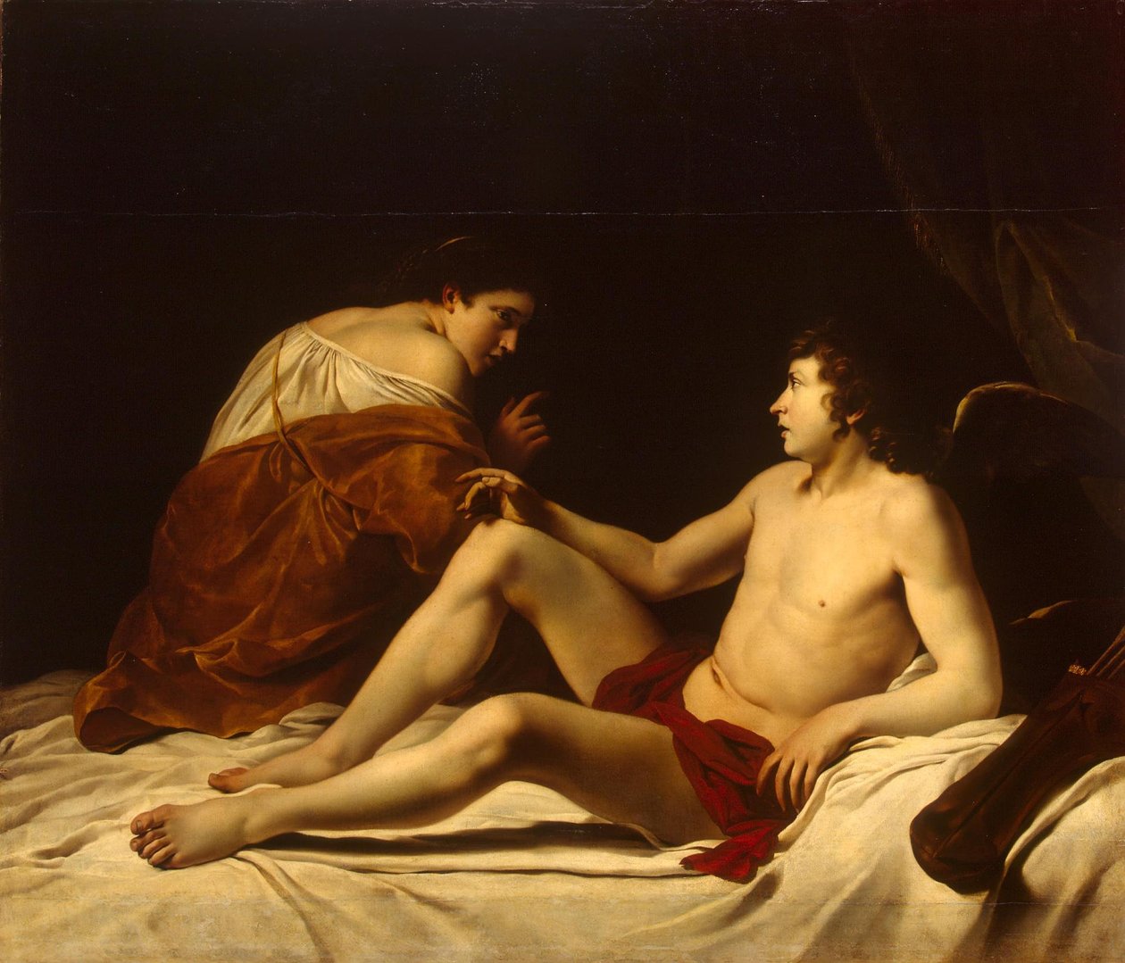 Amore e Psiche da Orazio Gentileschi