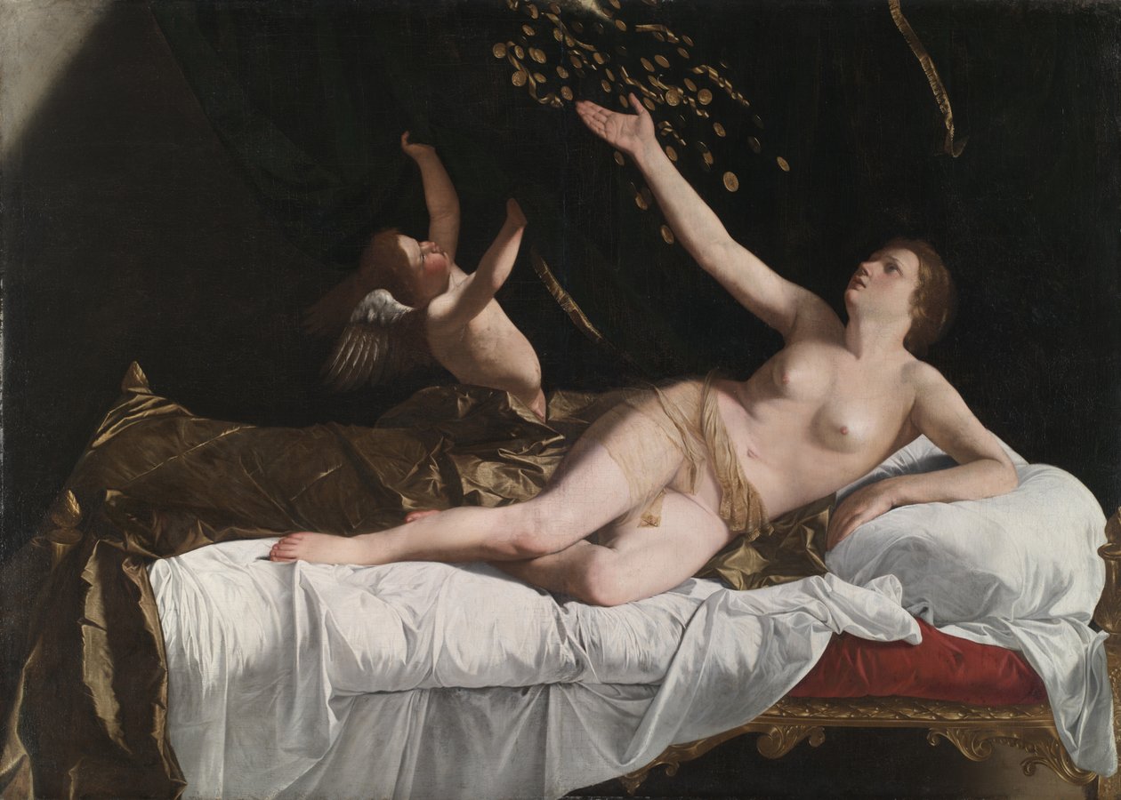 Danae, c.1623 da Orazio Gentileschi