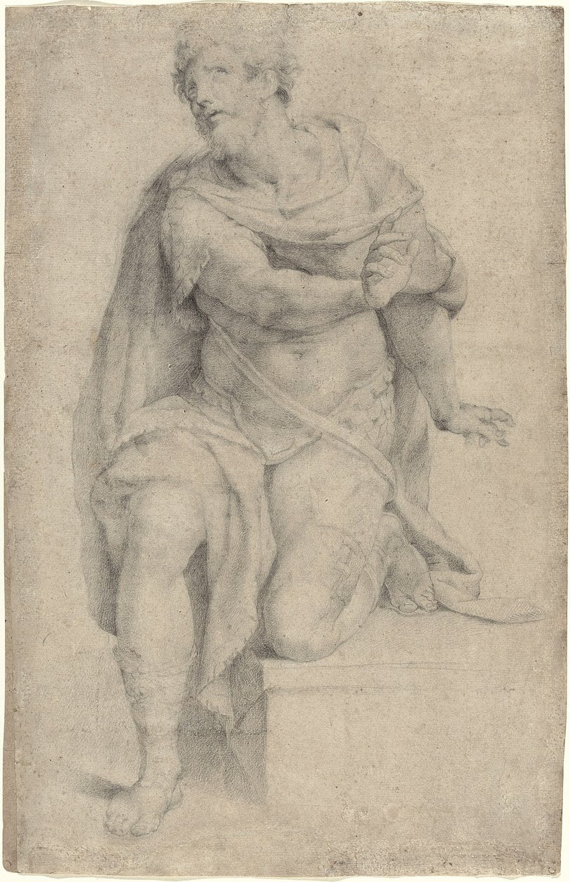Studio di un santo in ginocchio da Orazio Samacchini