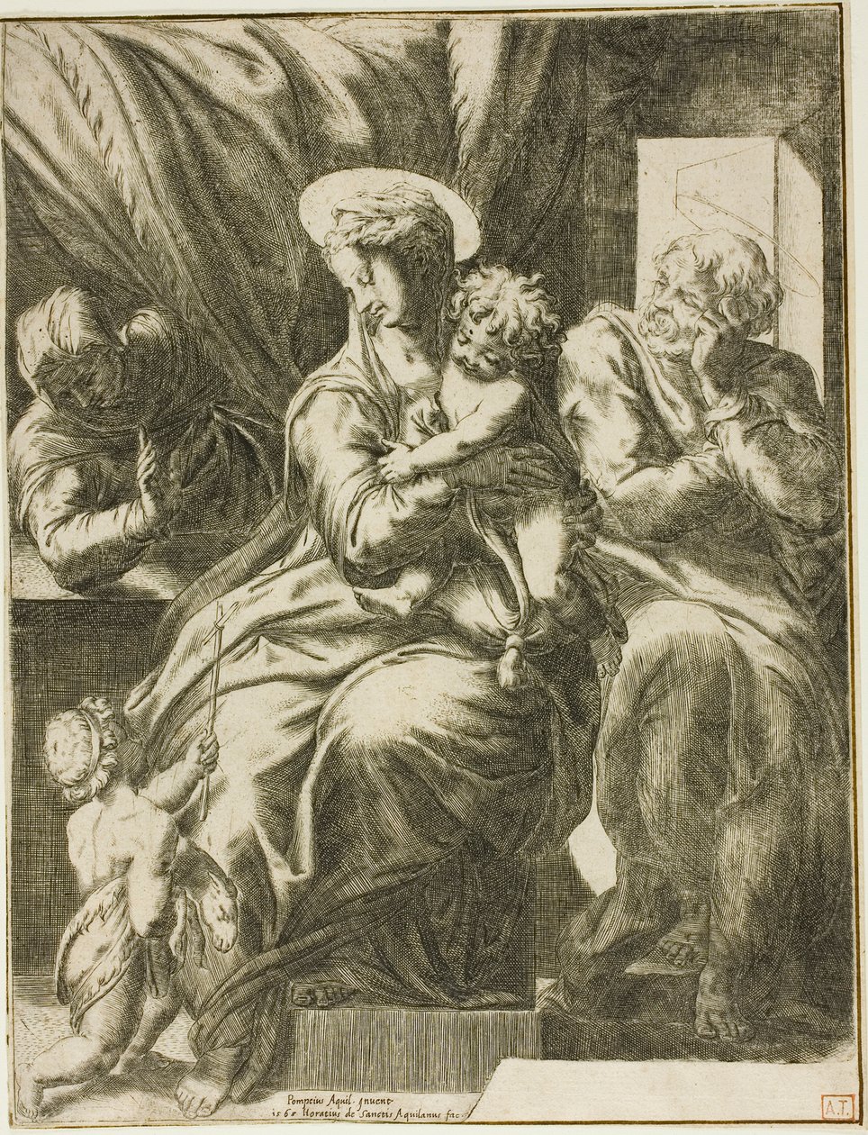 La Sacra Famiglia da Orazio de Santis