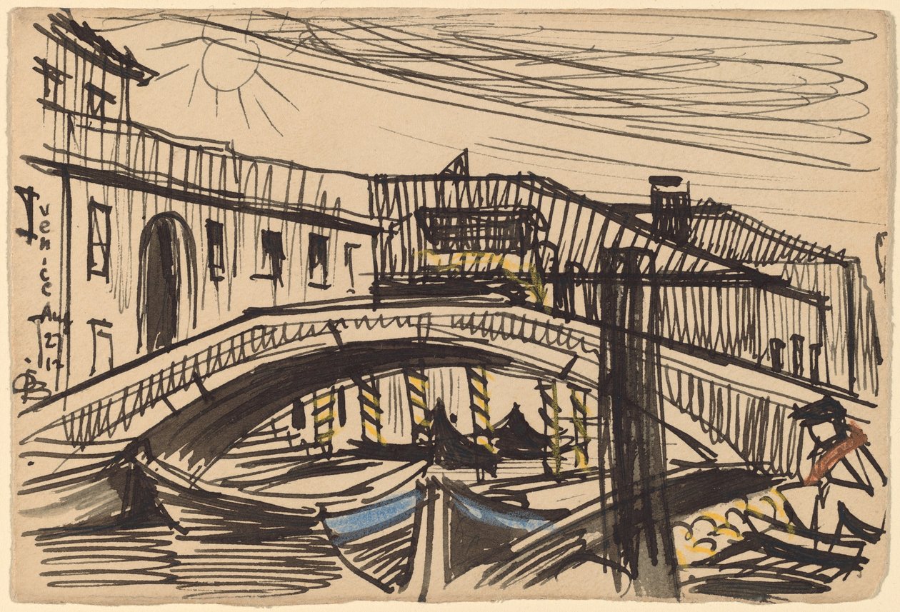 Venezia, barche da Oscar F. Bluemner