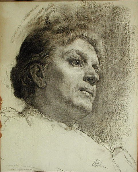 Testa di una donna da Oscar Fehrer