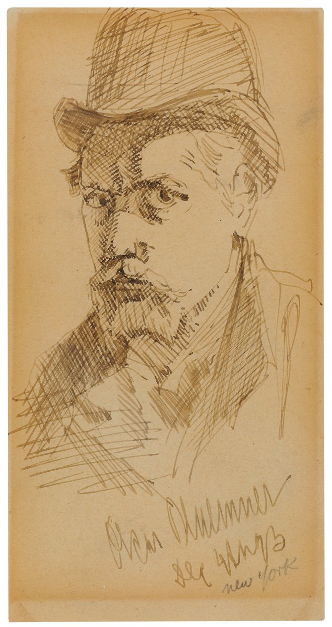 Autoritratto da Oscar Florianus Bluemner