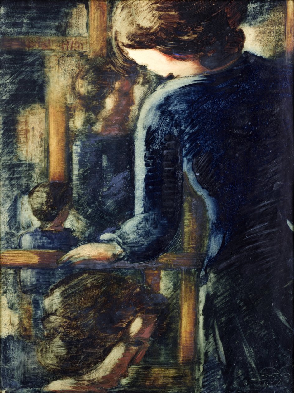 Tre ragazze (e una testa di profilo) da Oskar Schlemmer