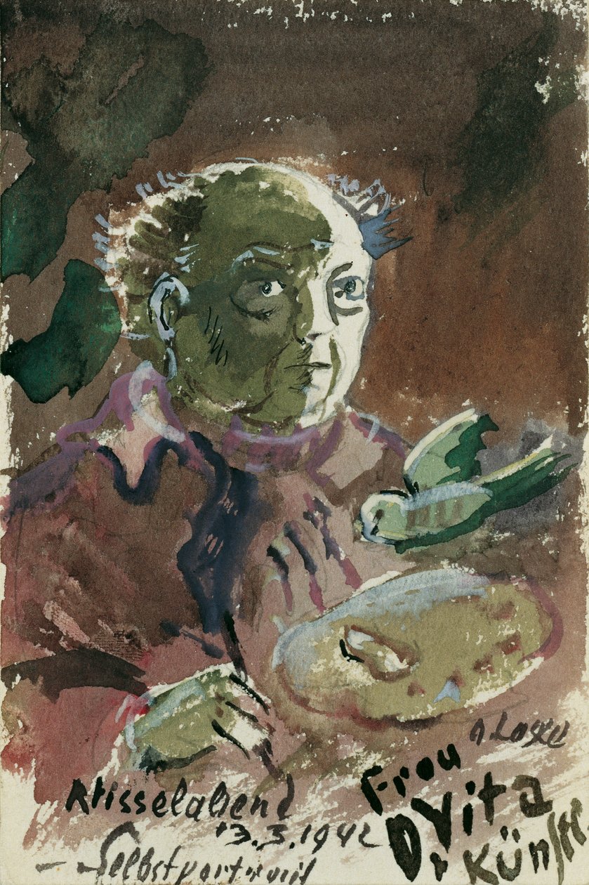 Autoritratto da Oskar Laske