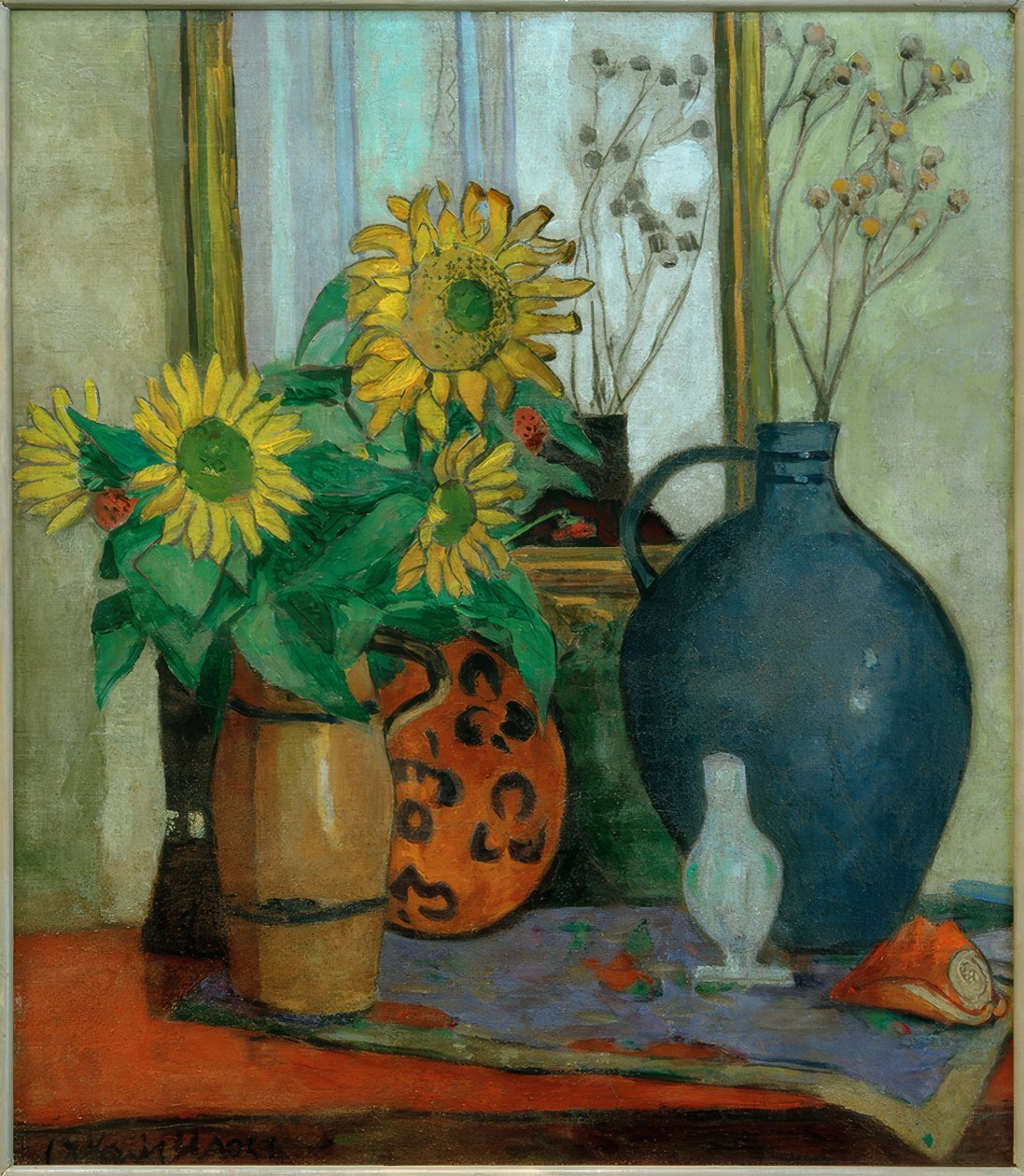 Girasoli con ciotola di Matisse da Oskar Moll