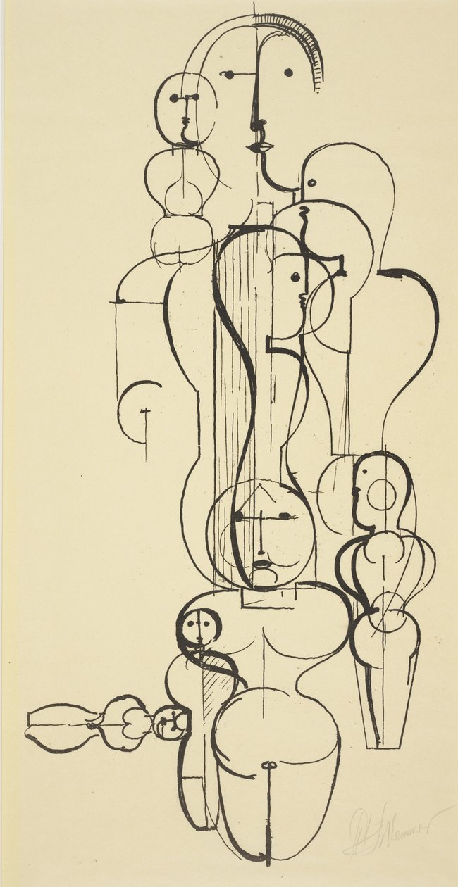 Piano figurativo K 1 da Oskar Schlemmer
