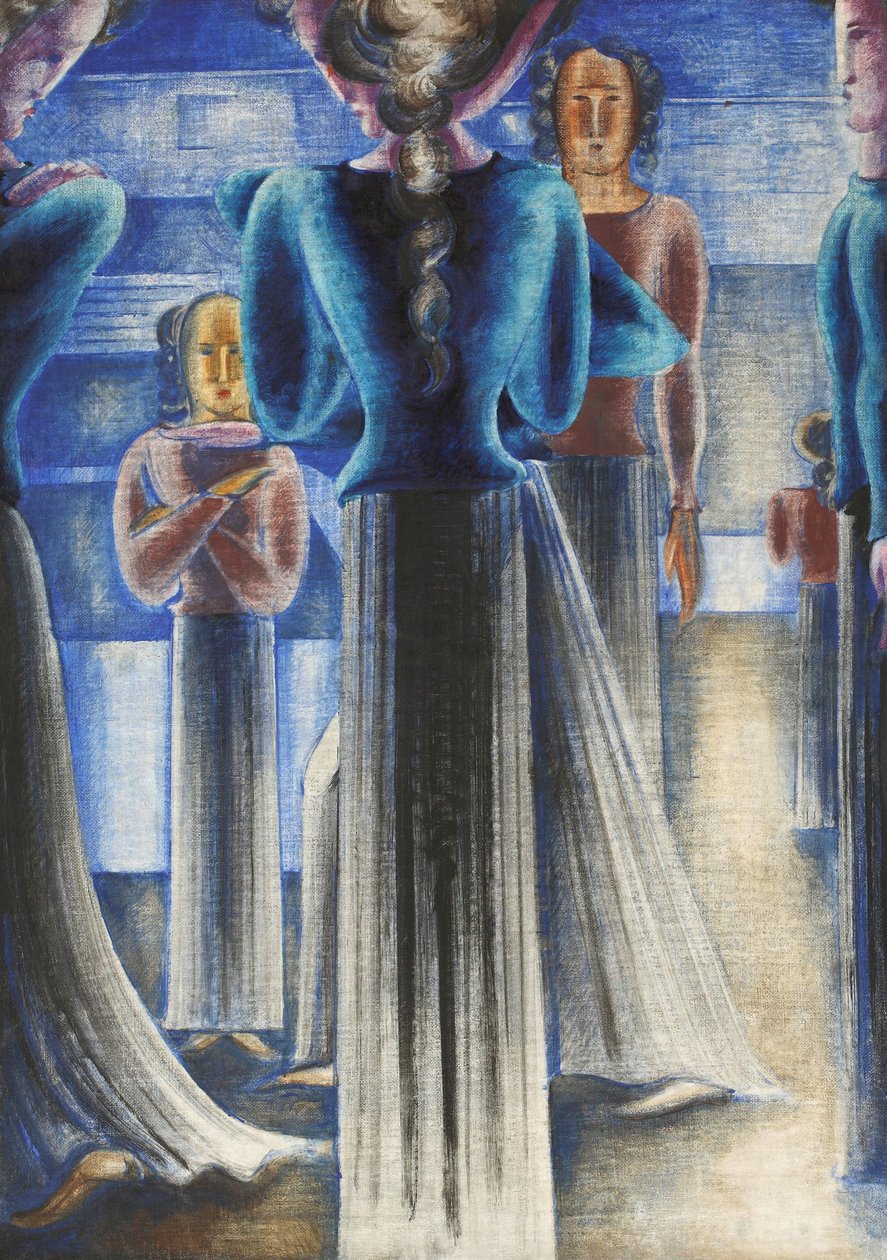Gruppo di donne blu, 1931 da Oskar Schlemmer