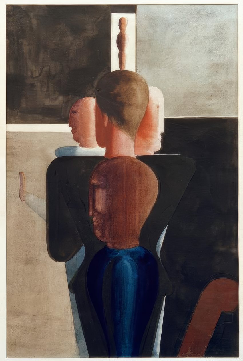 Gruppo concentrico nello spazio da Oskar Schlemmer