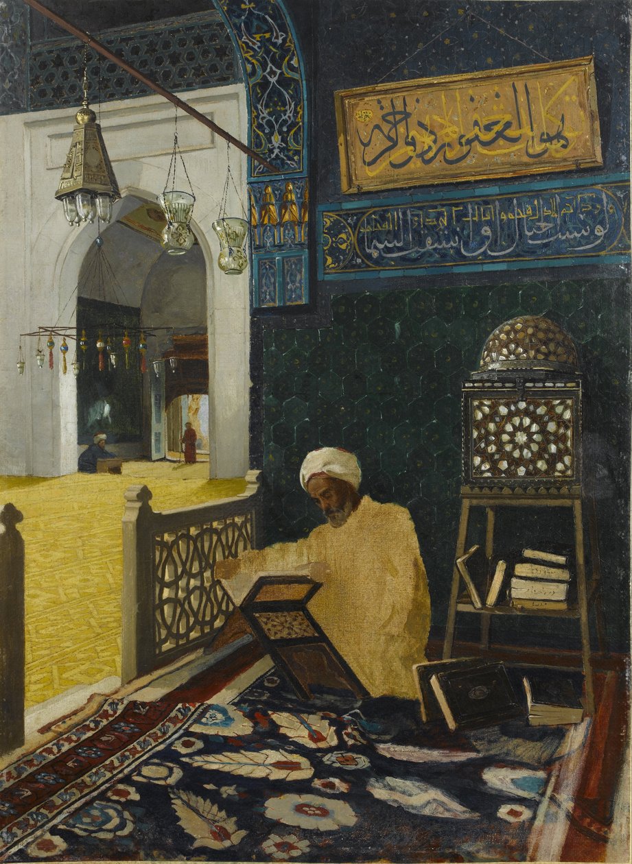 Recitare il Corano da Osman Hamdi Bey