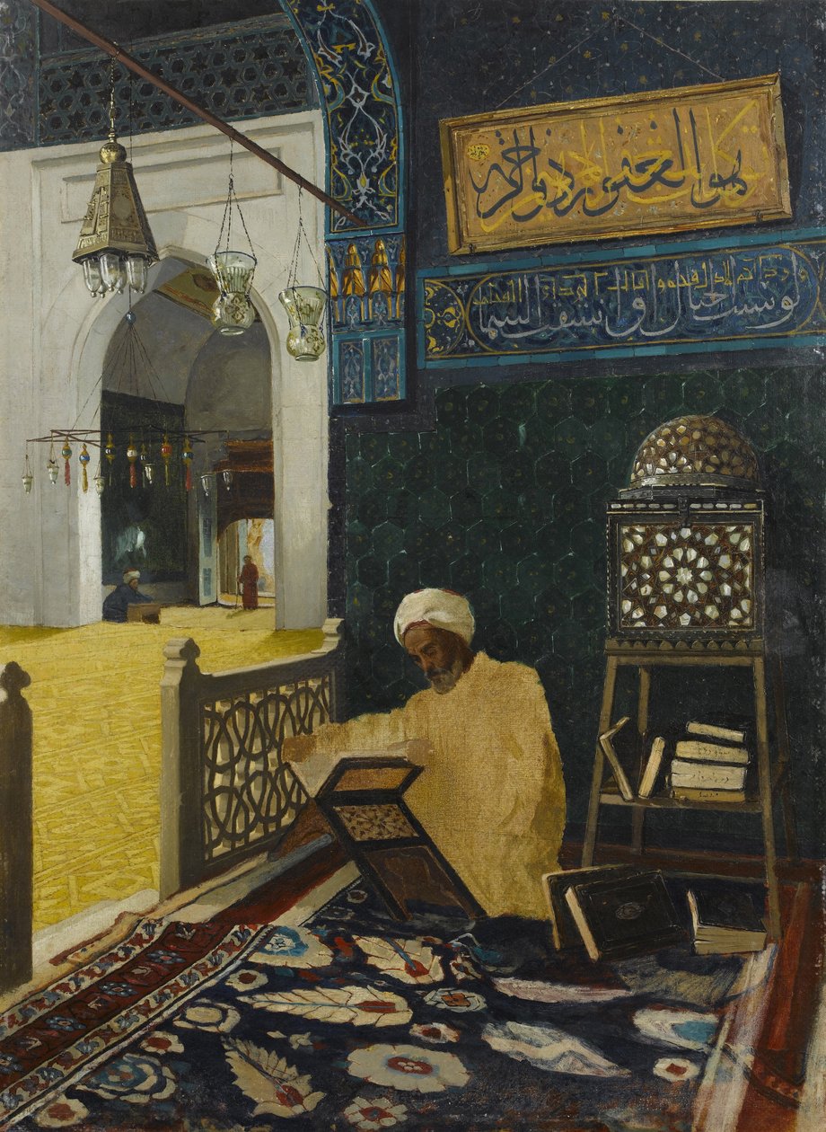 Recitazione del Corano da Osman Hamdi Bey