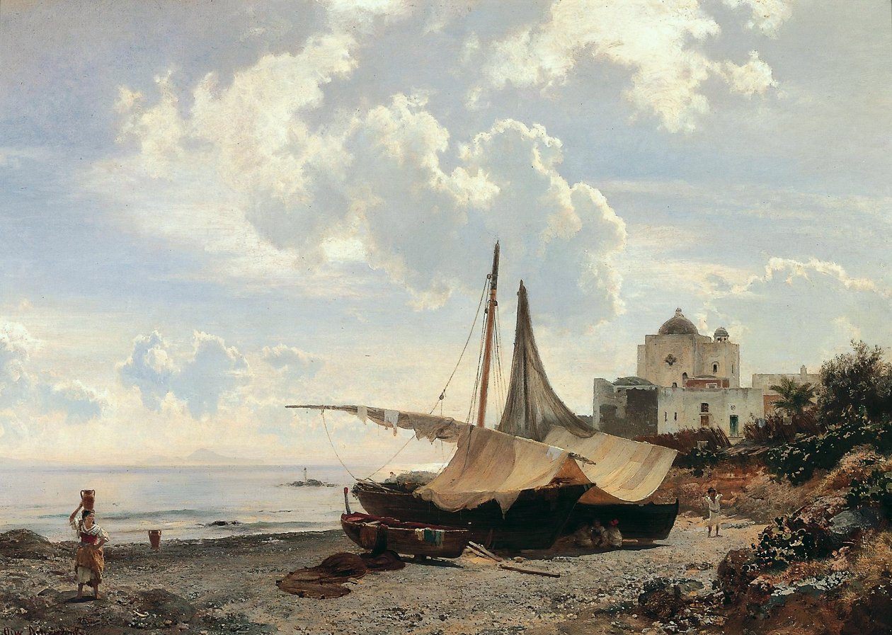 Torre del Greco da Oswald Achenbach