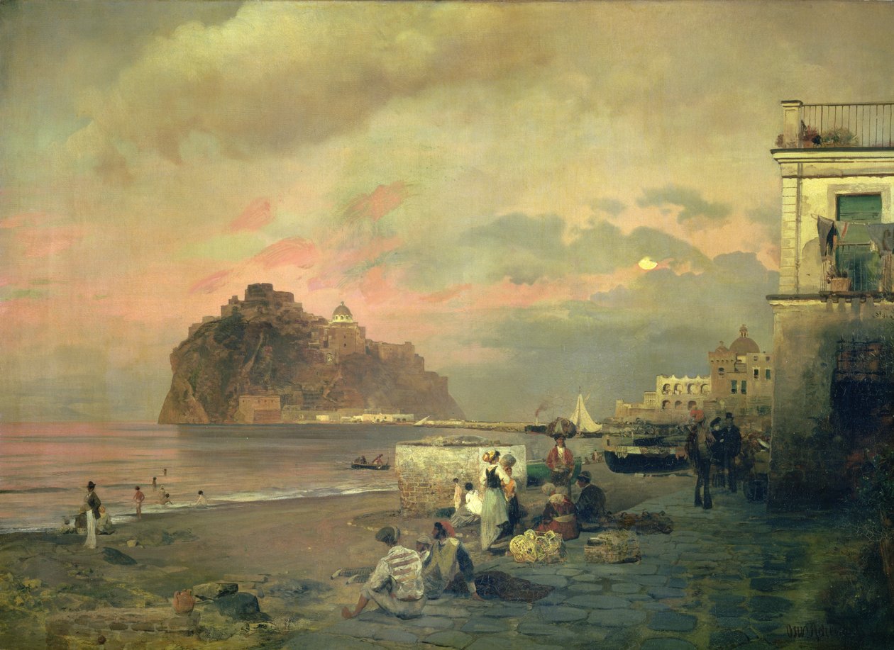 Ischia, 1884 da Oswald Achenbach