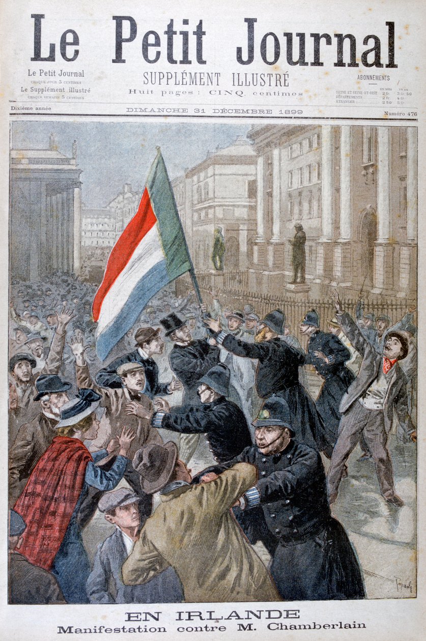 Dimostrazione contro Joseph Chamberlain, Irlanda, 1899 da Oswaldo Tofani