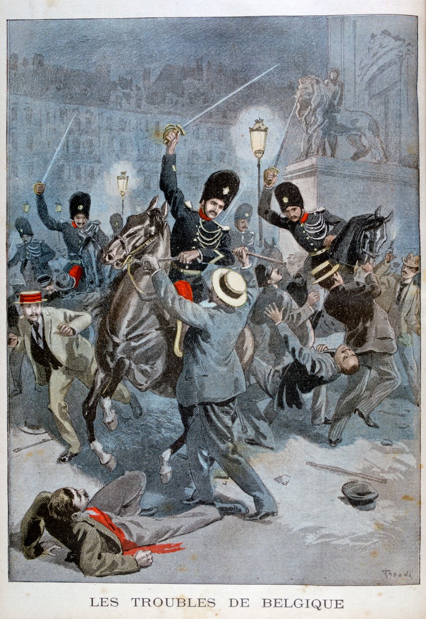 Problemi in Belgio, 1899 da Oswaldo Tofani