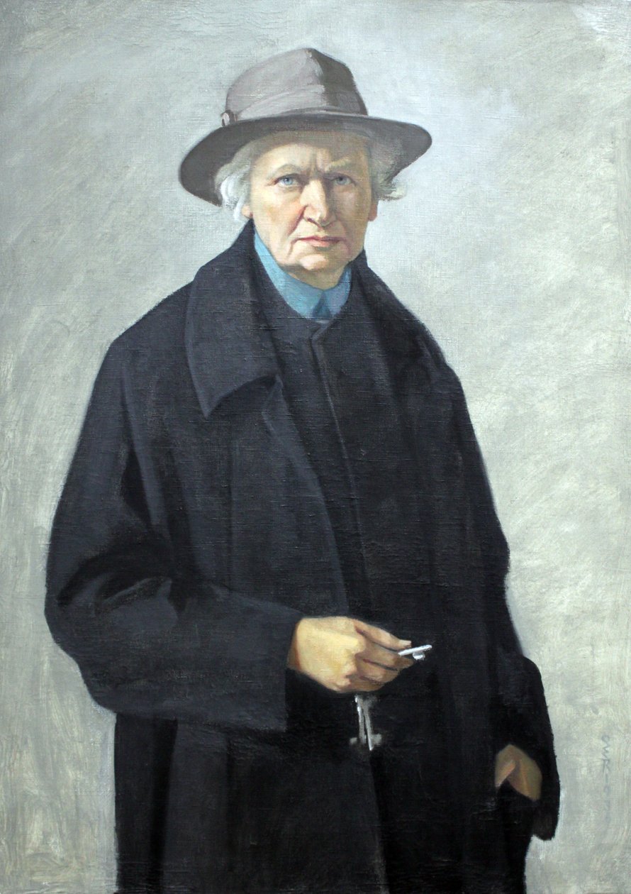 Autoritratto con chiavi da Ottilie Roederstein